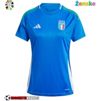 Ženske Nogometnih dresov Italija Domači EP 2024 Kratki rokavi